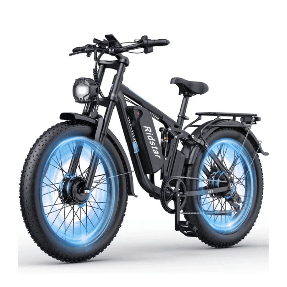 Ridstar E26 PRO Electric Bike 48V 23Ah Battery 1000W*2 Dual Motors 26*4.0inches Tires 50-75KM Max Mileage 15 - Image 3