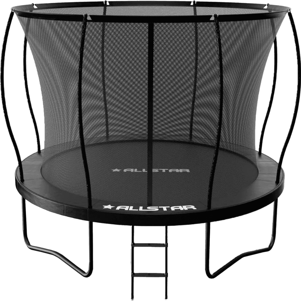 ALLSTAR 10 Trampoline Outdoor Backyard Play Equipment with Net & Ladder - Image 10