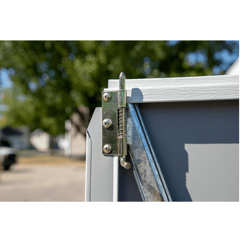 Arrow 4 ft. x 7 ft. Yardsaver Galvanized Steel Storage Shed - Image 4
