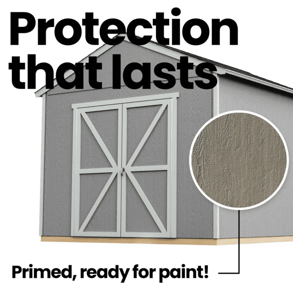 Astoria 12 ft. x 12 ft. Outdoor Wood Storage Shed - Image 5