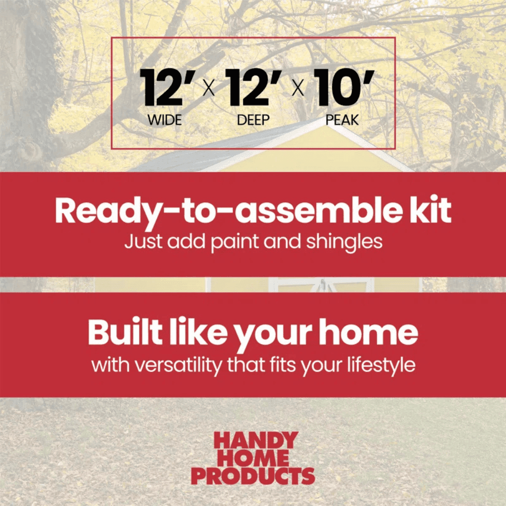 Astoria 12 ft. x 12 ft. Outdoor Wood Storage Shed - Image 8