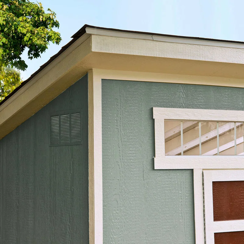 Olympia Do-it Yourself 10 ft. W x 7.5 ft. D Manufactured Wood Storage Shed - Image 5