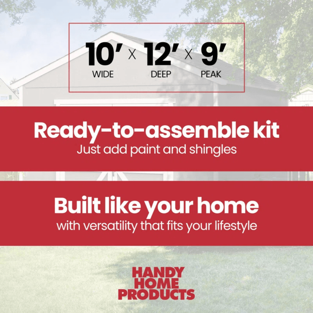 Rookwood 10 ft. W x 12 ft. D Wood Storage Shed With Floor - Image 7