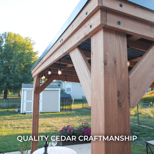 Backyard Discovery Arcadia Slope 12′ x 9.5′ Gazebo - Image 3