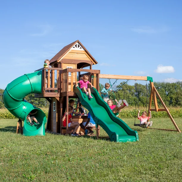 Backyard Discovery Cedar Cove Swing Set - Image 4