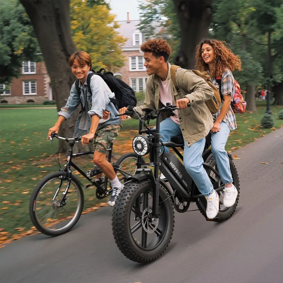 Hovsco Moped style ebike 1500W 32-Mph/65-Mile Range - Image 3