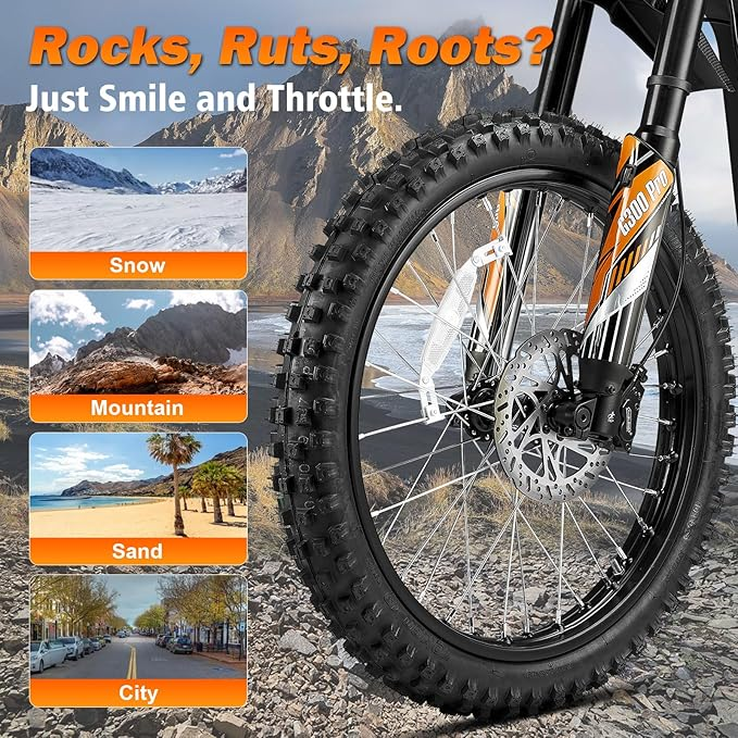 Combo Sale HappyRun G300 Pro Electric Dirt Bike - Image 5