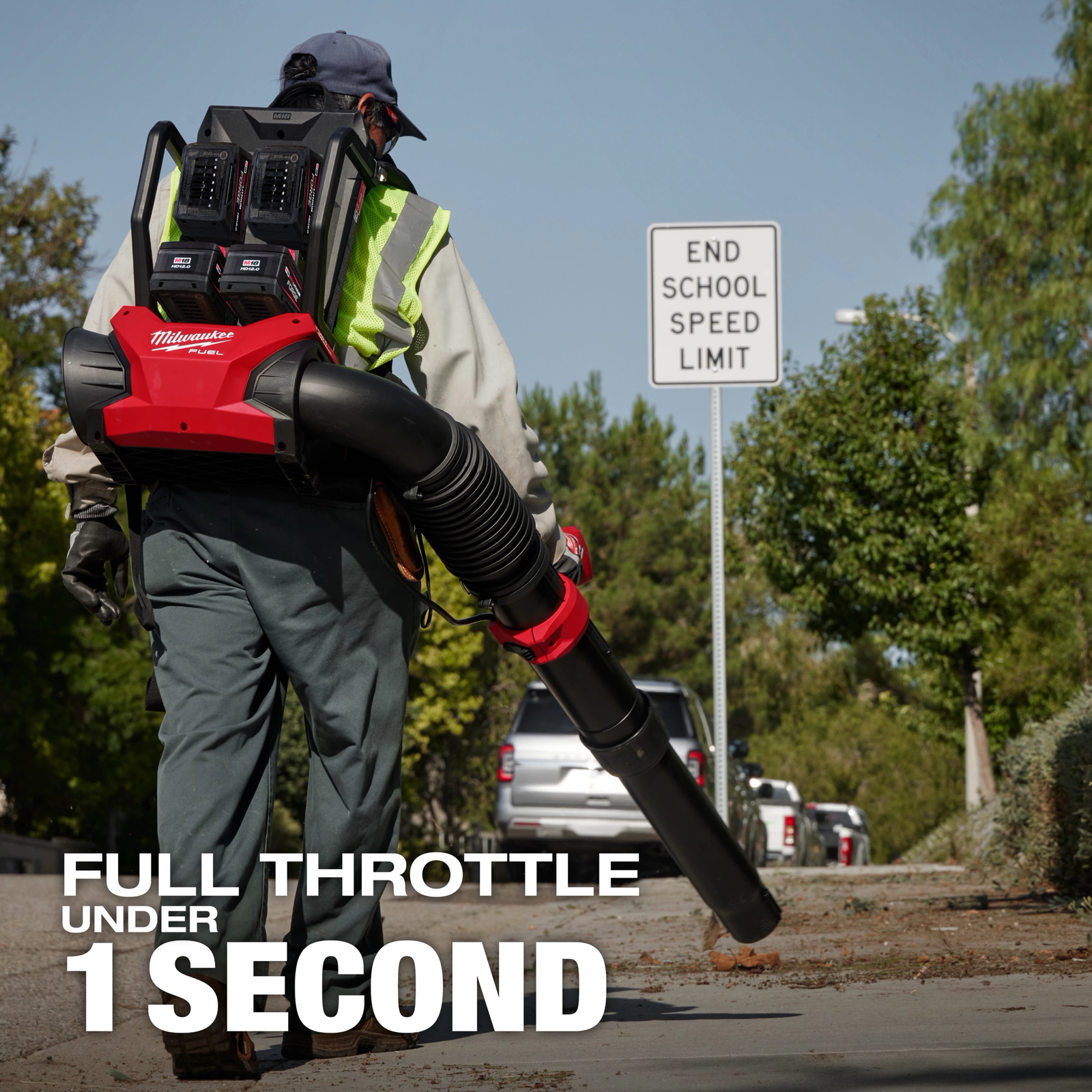Milwaukee M18 FUEL 18V Brushless Cordless Dual Battery Backpack Blower - Image 5