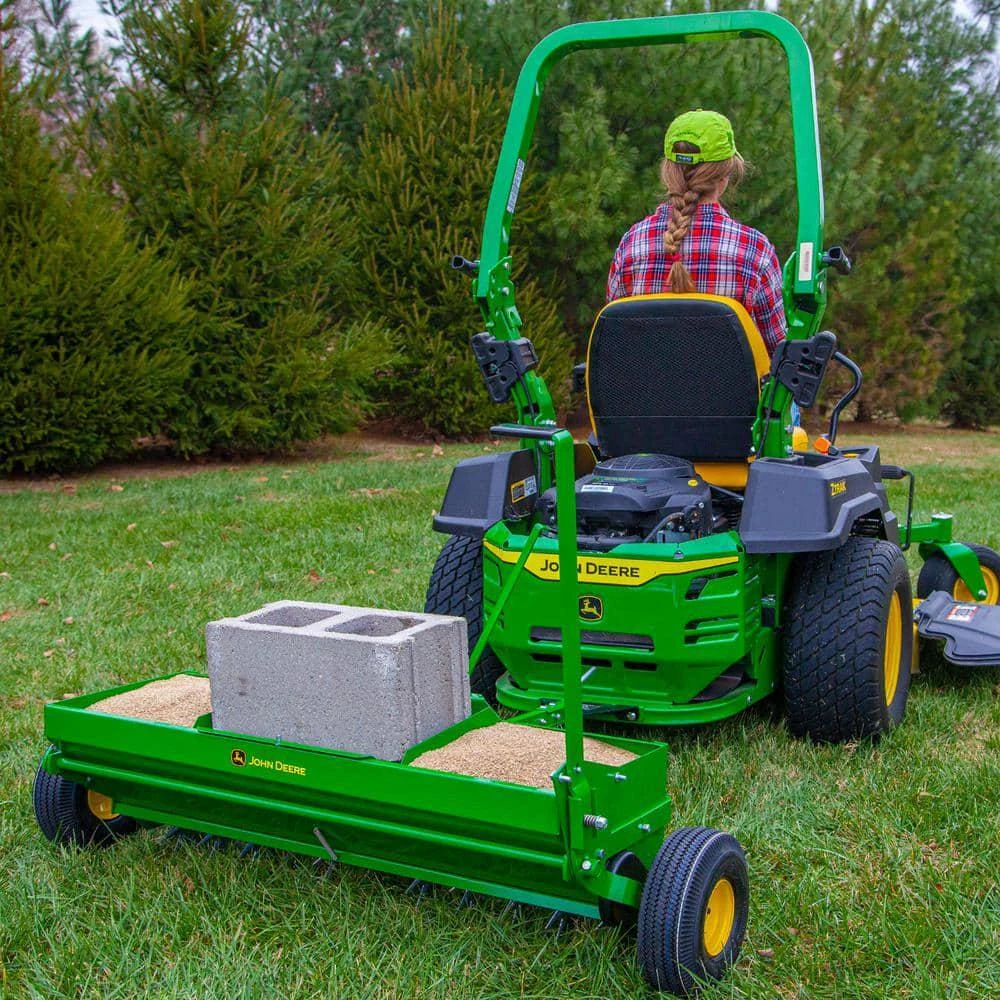John Deere 40 in. Tow-Behind Combination Aerator-Spreader - Image 4