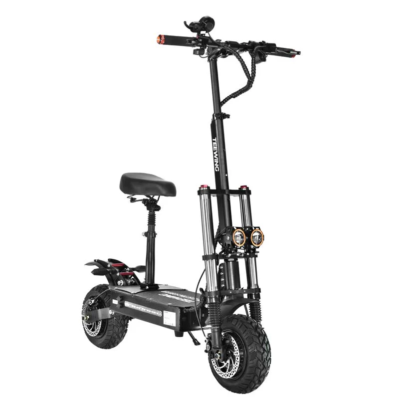 Teewing X5 Electric Scooter 6000w Dual Motor Electric Scooter for Adults Fast 55 mph 75 Miles Long Range - Image 3