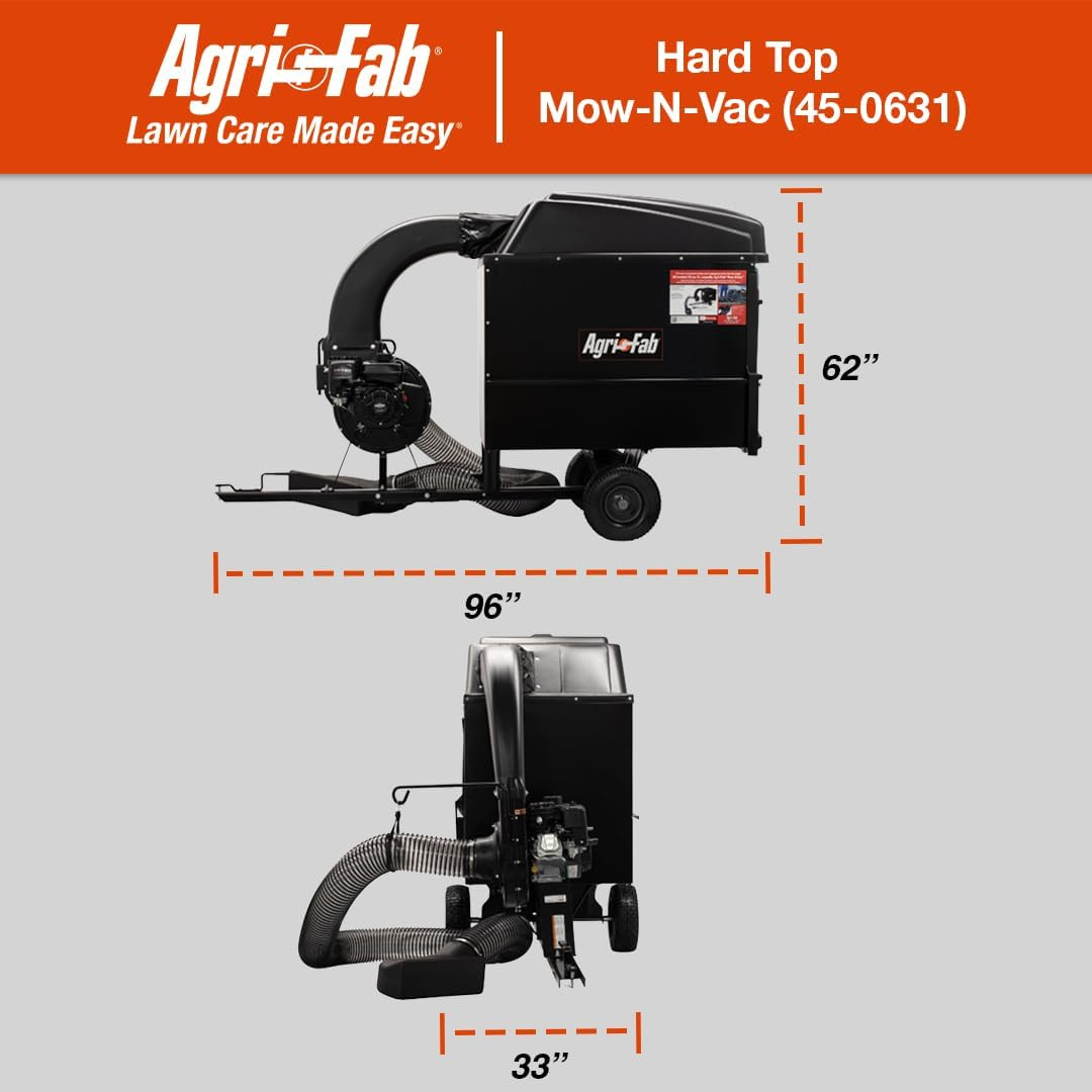 Agri-Fab 32 cu. ft. Hard Top Mow-N-Vac - Image 5
