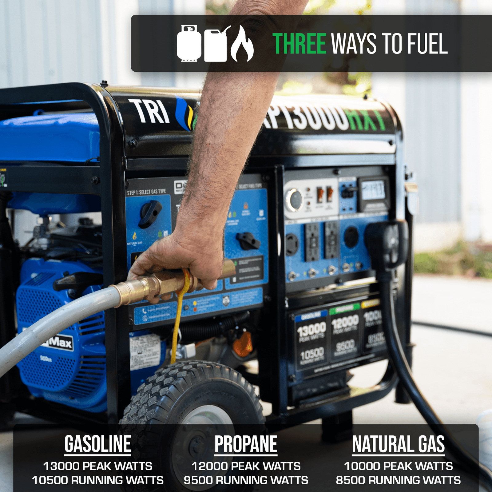 DuroMax Portable Generator XP 13,000 Watt Electric - Image 4