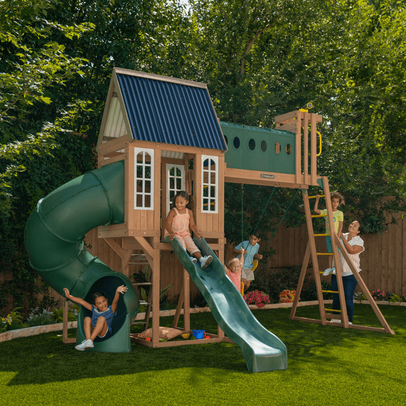 KidKraft Skyway Resort Wooden for Swing Set - Image 2