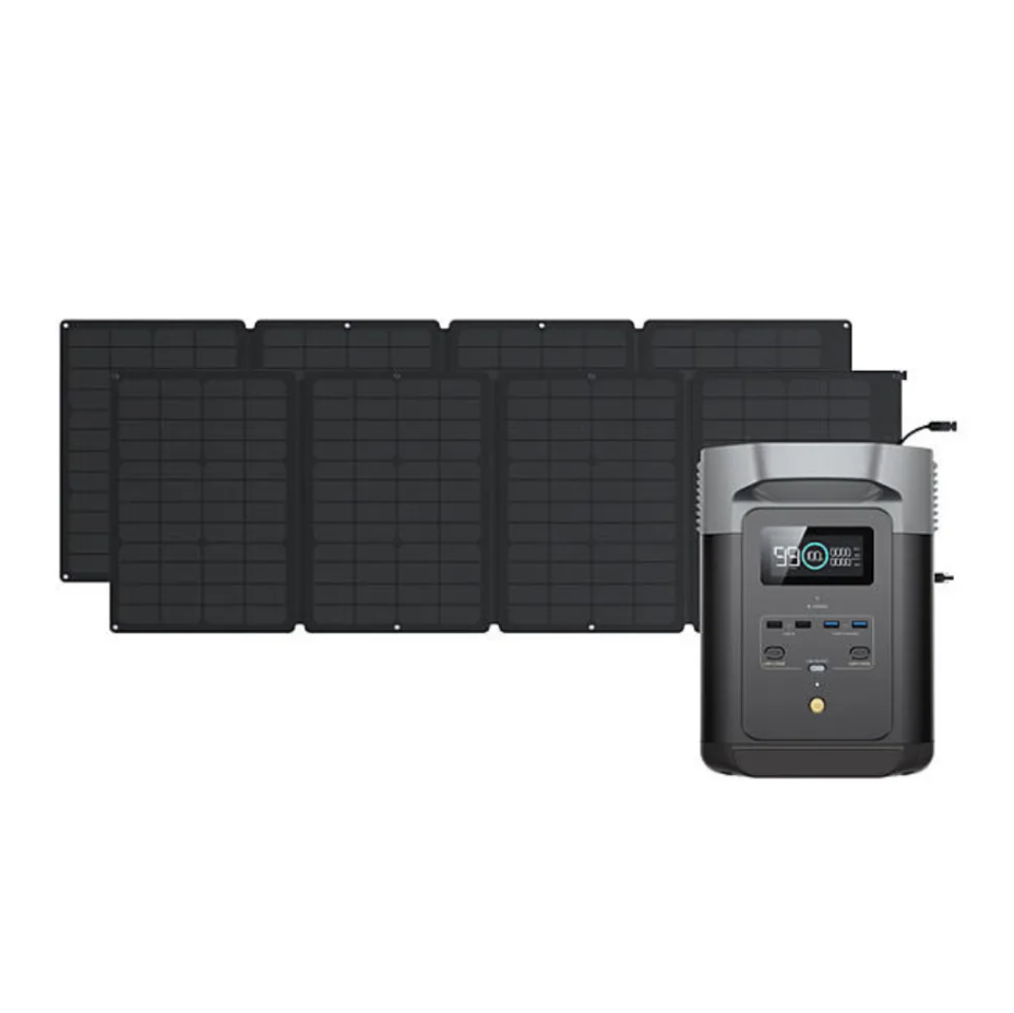 Ecoflow Delta 2 950 with 2PCS 110W solar Panel - Image 3