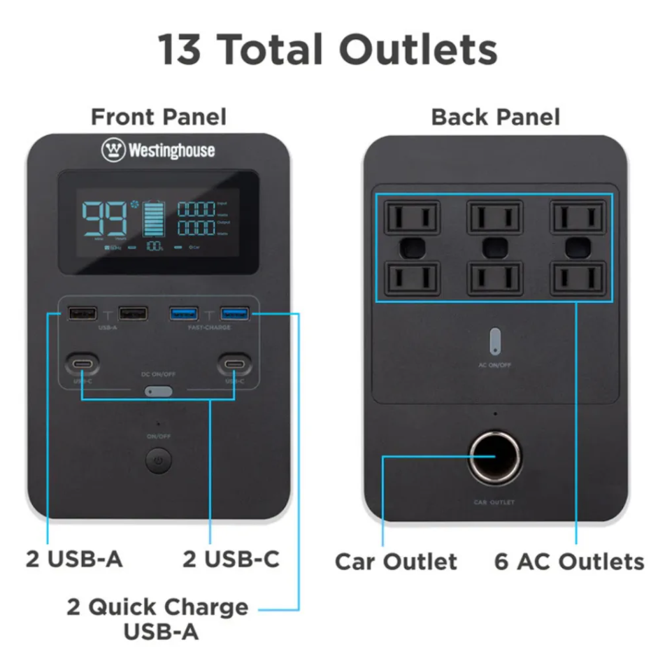 WestIinghouse iGEN1000S Portable Power Station - Image 5