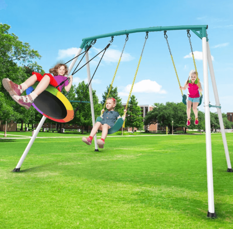 9.5′ Heavy-Duty Outdoor Porch Swing Set - Image 10