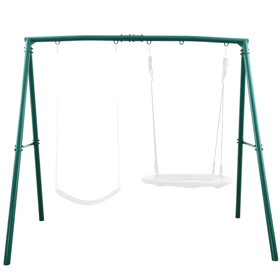 440lbs Extra Large Metal Swing Frame with 5 Hanging Hooks, Heavy Duty A-Frame Swing Stand - Image 8