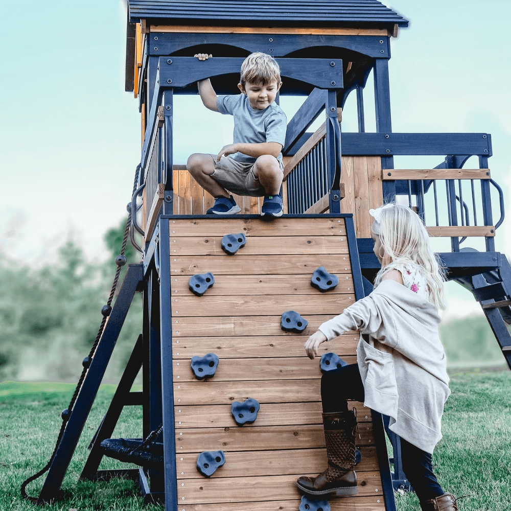 Timber Crossing Swing Set – Adventure Meets Stunning Design - Image 4