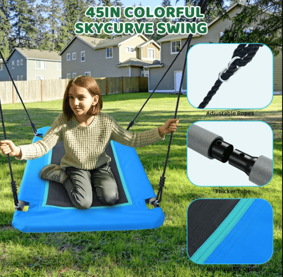 660lbs Heavy Duty Swing Set With 1 Platform Swing, 2 Belt Swings - Image 6